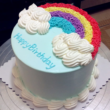 澳门生日蛋糕：缤纷彩虹